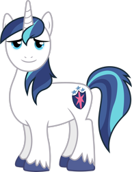 Size: 2150x2790 | Tagged: safe, artist:90sigma, derpibooru import, shining armor, pony, unicorn, .svg available, looking at you, male, simple background, solo, stallion, transparent background, vector