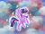 Size: 2000x1500 | Tagged: safe, artist:avui, derpibooru import, twilight sparkle, twilight sparkle (alicorn), alicorn, pony, female, flying, mare, shine, sky, solo, sparkles, stars, wings