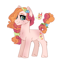 Size: 798x826 | Tagged: safe, artist:spectrumnightyt, derpibooru import, oc, oc only, earth pony, pony, female, mare, offspring, parent:big macintosh, parent:sugar belle, parents:sugarmac, simple background, solo, transparent background