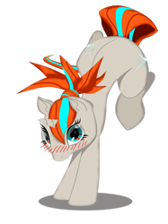 Size: 1024x1366 | Tagged: safe, artist:singularmj, derpibooru import, oc, oc:horizon, pony, unicorn, blushing, female, horn, landing, looking at you, mare, simple background, solo, transparent background, unicorn oc