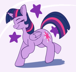 Size: 1200x1137 | Tagged: safe, artist:graphene, twilight sparkle, twilight sparkle (alicorn), alicorn, pony, :p, animated, atg 2019, cute, dancing, do the sparkle, female, mare, mlem, newbie artist training grounds, silly, solo, stars, tongue out, twiabetes, weapons-grade cute