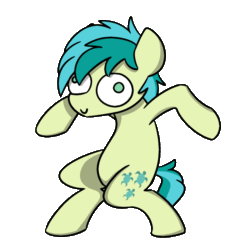 Size: 1000x1000 | Tagged: safe, artist:sugar morning, sandbar, earth pony, pony, animated, bipedal, cursed, cursed image, cute, cutie mark, dancing, derp, fortnite, male, orange justice, perfect loop, sandabetes, silly, silly pony, simple background, smiling, solo, transparent background