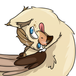 Size: 3000x3000 | Tagged: safe, artist:igazella, oc, oc only, oc:bolton, griffon, derp, simple background, solo, transparent background