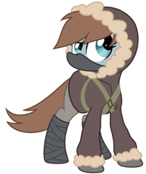 Size: 1024x1220 | Tagged: safe, artist:wingedwolf94, oc, oc only, oc:arctic wave, clothes, hoodie, show accurate, simple background, solo, transparent background