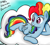 Size: 1280x1140 | Tagged: safe, artist:freefraq, rainbow dash, fusion, rainbow pie, tumblr