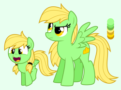 Size: 7000x5241 | Tagged: safe, artist:wingedwolf94, oc, oc only, pegasus, pony, absurd resolution, commission, female, filly, foal, jumping, reference sheet, solo, vector