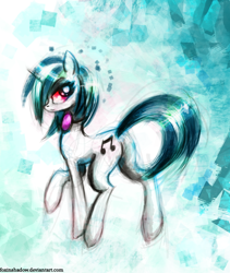 Size: 734x868 | Tagged: safe, artist:foxinshadow, dj pon-3, vinyl scratch, pony, unicorn, female, horn, mare, solo