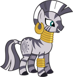 Size: 2782x2912 | Tagged: safe, artist:shelltoon, zecora, zebra, simple background, solo, transparent background, vector