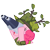 Size: 3000x3000 | Tagged: safe, artist:shinodage, pinkie pie, earth pony, pony, binoculars, camouflage, high res, military uniform, solo