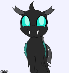 Size: 1616x1713 | Tagged: safe, artist:freefraq, thorax, changeling, the times they are a changeling, cute, smiling, solo, thorabetes