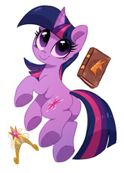 Size: 590x826 | Tagged: safe, artist:colorfulcolor233, part of a set, twilight sparkle, unicorn twilight, pony, unicorn, big crown thingy, cute, element of magic, female, jewelry, mare, regalia, simple background, solo, twiabetes, white background