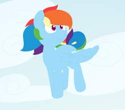 Size: 1280x1128 | Tagged: safe, artist:lockheart, rainbow dash, pegasus, pony, cloud, cute, flying, sky, solo