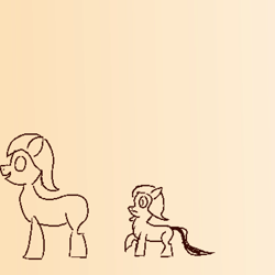 Size: 1500x1500 | Tagged: safe, artist:dinexistente, oc, oc only, oc:emerald jewel, earth pony, pony, /mlp/, 4chan, adult, colt, colt quest, cyoa, female, foal, male, mare, no tail, solo, story included