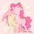Size: 5600x5600 | Tagged: safe, artist:docwario, fluttershy, pinkie pie, earth pony, pegasus, pony, absurd resolution, cuddling, cute, eyes closed, female, flutterpie, lesbian, shipping, smiling