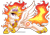 Size: 1600x1132 | Tagged: safe, artist:julunis14, nightmare star, princess celestia, alicorn, pony, clothes, evil celestia, fire, jewelry, profile, regalia, shoes, simple background, smug smile, solo, transparent background