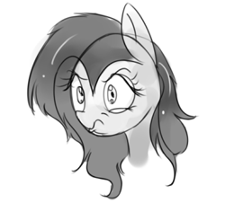 Size: 397x359 | Tagged: safe, artist:aureai-sketches, fluttershy, pegasus, pony, meme, monochrome, rage, rage face, sketch, solo