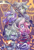 Size: 2408x3500 | Tagged: safe, artist:kaikoinu, limestone pie, marble pie, maud pie, pinkie pie, earth pony, pony, semi-anthro, undead, vampire, vampony, cape, claws, clothes, costume, dracula, female, freddy krueger, grim reaper, halloween, halloween costume, holiday, jack-o-lantern, metal claws, nightmare night, pie sisters, pinkamena diane pie, pumpkin, scythe, siblings, sisters, witch