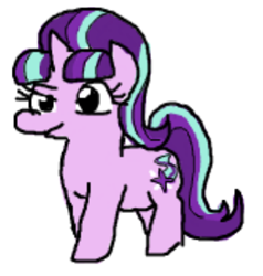 Size: 330x346 | Tagged: safe, artist:jargon scott, starlight glimmer, pony, unicorn, flockmod, simple background, solo, white background