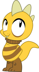 Size: 3000x5575 | Tagged: safe, artist:tentavamp, pony, absurd resolution, crossover, monster kid, simple background, transparent background, undertale, vector