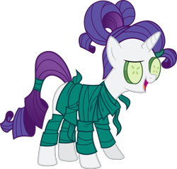 Size: 5000x4786 | Tagged: safe, artist:aureai, rarity, pony, unicorn, green isn't your color, .svg available, absurd resolution, cucumber, female, food, open mouth, purple hair, seaweed wrap, simple background, solo, transparent background, vector