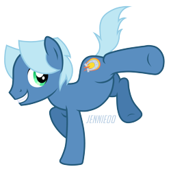 Size: 3035x3000 | Tagged: safe, artist:jennieoo, oc, oc only, earth pony, pony, grin, kicking, male, simple background, smiling, solo, stallion, transparent background, vector