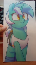 Size: 810x1440 | Tagged: safe, artist:shinodage, lyra heartstrings, pony, cute, irl, lyrabetes, photo, solo