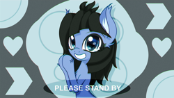 Size: 3840x2160 | Tagged: safe, artist:an-m, oc, oc only, oc:abstract module, earth pony, pony, looking at you, please stand by, smiling, solo