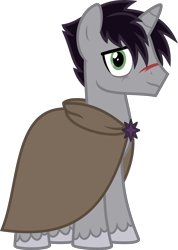 Size: 4000x5623 | Tagged: safe, artist:tentavamp, idw, shadow lock, pony, from the shadows, spoiler:comic, spoiler:comic51, spoiler:comic52, spoiler:comic53, absurd resolution, clothes, idw showified, male, show accurate, simple background, solo, transparent background, vector