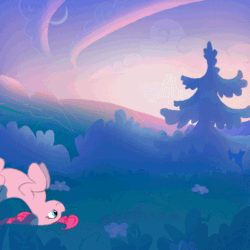 Size: 400x400 | Tagged: dead source, safe, artist:tomatocoup, pinkie pie, earth pony, pony, :t, animated, backbend, cloud, cute, diapinkes, female, forest, gif, horses doing horse things, inchworm, legs in air, looking at you, looking back, mare, on back, pinkie being pinkie, pronking, raised hoof, raised leg, rolling, scrunchy face, silly, silly pony, sliding, smiling, solo, stretching, sunrise, tree, underhoof, upside down, wink, yawn