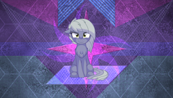 Size: 3840x2160 | Tagged: safe, artist:aureai-sketches, artist:cyanlightning, artist:laszlvfx, edit, limestone pie, earth pony, pony, chest fluff, female, happy, high res, looking at you, mare, solo, wallpaper, wallpaper edit