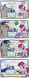 Size: 822x2192 | Tagged: safe, artist:dawnfire, oc, oc only, oc:bernd, oc:dawnfire, pegasus, pony, unicorn, berndfire, comic, naughty marefriend