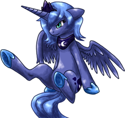 Size: 762x718 | Tagged: safe, artist:fizzy-dog, princess luna, alicorn, pony, angry, female, mare, photoshop, s1 luna, simple background, sitting, solo, transparent background, underhoof