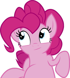 Size: 975x1083 | Tagged: safe, artist:miketheuser, pinkie pie, earth pony, pony, female, mare, photoshop, simple background, solo, transparent background