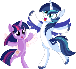 Size: 7696x6930 | Tagged: safe, artist:cyanlightning, princess celestia, princess luna, shining armor, twilight sparkle, unicorn twilight, alicorn, pony, unicorn, .svg available, absurd resolution, bipedal, brother and sister, brotherly love, clothes, cosplay, costume, cute, dressup, duo, ear fluff, fake cutie mark, fake wings, female, filly, filly twilight sparkle, male, open mouth, paper wings, pretending, rearing, shining adorable, siblings, simple background, smiling, sparkle siblings, spread wings, stallion, standing, transparent background, twiabetes, unshorn fetlocks, vector, wings, younger