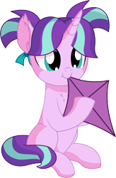 Size: 5269x8032 | Tagged: safe, artist:cyanlightning, starlight glimmer, pony, unicorn, .svg available, :t, absurd resolution, chest fluff, cute, ear fluff, eating, female, filly, filly starlight glimmer, glimmerbetes, holding, kite, nom, pigtails, silly, silly pony, simple background, sitting, smiling, solo, that pony sure does love kites, transparent background, vector, weapons-grade cute, younger