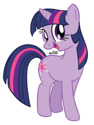 Size: 450x600 | Tagged: safe, artist:empty-10, twilight sparkle, unicorn twilight, pony, unicorn, female, happy, mare, photoshop, simple background, solo, white background