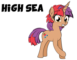 Size: 797x617 | Tagged: safe, artist:cosmonaut, derpibooru import, oc, oc:high sea, unicorn, looking at you, solo