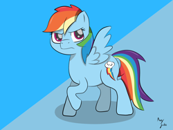 Size: 1500x1125 | Tagged: safe, artist:augjodo, rainbow dash, pegasus, pony, angry, colored, digital art, female, mare