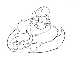 Size: 861x677 | Tagged: safe, artist:jargon scott, oc, oc only, oc:bread pony, bread pony, food pony, lamia, original species, pony, coils, food, lineart, ponified, sketch