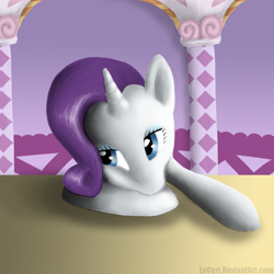 Size: 800x800 | Tagged: safe, artist:loceri, rarity, pony, unicorn, carousel boutique, female, mare, photoshop, solo