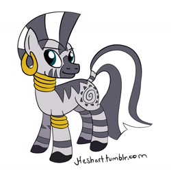 Size: 1280x1276 | Tagged: safe, artist:heretichesh, zecora, zebra, 30 minute art challenge, female, mare, solo