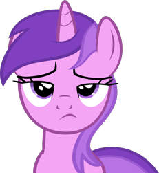 Size: 4320x4685 | Tagged: safe, artist:yenshin, amethyst star, sparkler, pony, unicorn, the mysterious mare do well, absurd resolution, female, gimp, mare, simple background, solo, transparent background, unamused, unimpressed