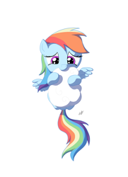 Size: 672x928 | Tagged: safe, artist:zlack3r, rainbow dash, pegasus, pony, cloud, female, filly, filly rainbow dash, foal, nom, simple background, solo, white background