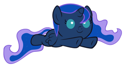 Size: 4800x2600 | Tagged: safe, artist:beavernator, princess luna, alicorn, pony, cute, female, filly, foal, leaping, simple background, solo, underhoof, wallpaper, white background, woona