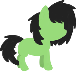 Size: 655x614 | Tagged: safe, artist:craftycirclepony, derpibooru exclusive, oc, oc only, oc:anon filly, earth pony, pony, female, filly, minimalist, modern art, simple background, solo, transparent background