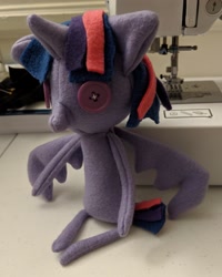 Size: 2185x2737 | Tagged: safe, artist:tinyequine, twilight sparkle, twilight sparkle (alicorn), alicorn, pony, plushie, solo