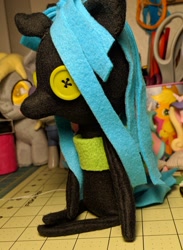 Size: 1502x2048 | Tagged: safe, artist:tinyequine, queen chrysalis, changeling, changeling queen, irl, photo, plushie