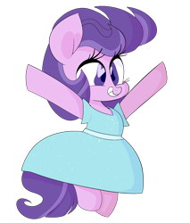Size: 1208x1419 | Tagged: safe, artist:hattsy, clear skies, pony, clothes, cute, dress, female, heart eyes, mare, simple background, smiling, solo, transparent background, wingding eyes