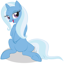 Size: 2480x2486 | Tagged: safe, artist:littlehybridshila, trixie, pony, unicorn, female, high res, mare, simple background, sitting, solo, transparent background, underhoof, vector