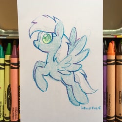 Size: 2048x2048 | Tagged: safe, artist:dawnfire, oc, pegasus, pony, pegasus oc, solo, traditional art